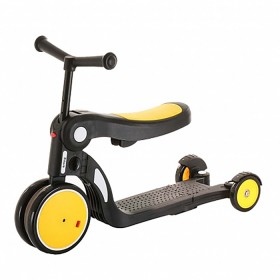 Самокат-беговел-велосипед, трансформер 3в1 Tilly GS - 0057, жовтий