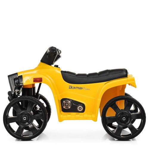 Електромобіль дитячий Квадроцикл BAMBI M3893 EL, з фарами, жовтий
