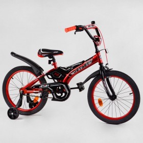 Велосипед двоколісний дитячий CORSO Jet Set JS-N1602, 16 дюймів, дзвіночок, червоний 