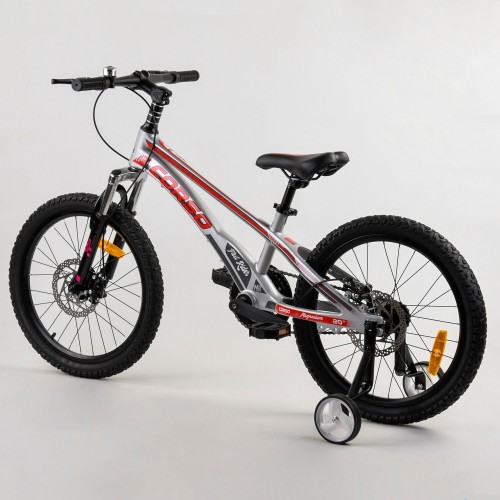 Велосипед дитячий двоколісний CORSO Speedline MG-14977, 20 дюймів, магнієва рама 11 дюймів, червоний