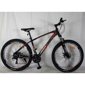 Спортивний велосипед CORSO AirStream, алюмінієва рама 17", перемикач Shimano, 21 швидкість, 27527, колеса 27,5 дюймів, помаранчевий