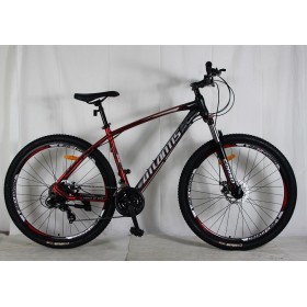 Спортивний велосипед CORSO Atlantis, алюмінієва рама 19", перемикач Shimano, 21 швидкість, L-29055, колеса 29 дюймів, червоний