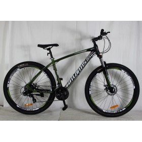 Спортивний велосипед CORSO Atlantis, алюмінієва рама 19", перемикач Shimano, 21 швидкість, L-29316, колеса 29 дюймів, зелений