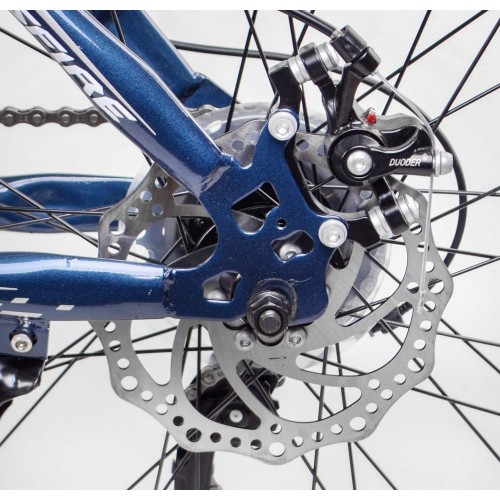 Спортивний велосипед CORSO Crossfire, сталева рама 15", перемикач Saiguan, 21 швидкість, TK-27522, колеса 27,5 дюймів, синій