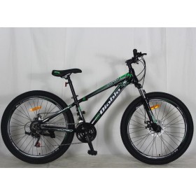Спортивний велосипед CORSO DIABLO, сталева рама 13", перемикач SunRun, DL - 26821, колеса 26 дюймів, збірка 75%, зелений