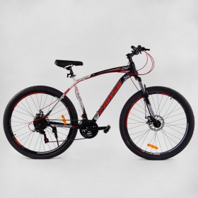 Спортивний велосипед CORSO HIGH RACE PRO, сталева рама 21", перемикач Shimano, 21 швидкість, 94180, колеса 29 дюймів, червоний