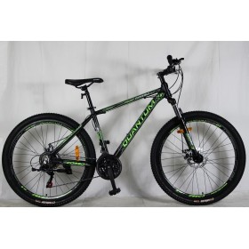 Спортивний велосипед CORSO QUANTUM, алюмінієва рама 15", перемикач Shimano, 21 швидкість, QM-27311, колеса 27,5 дюймів, зелений