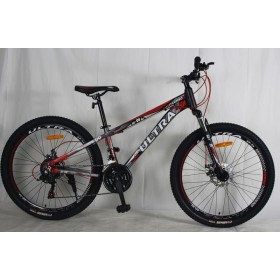 Спортивний велосипед CORSO Ultra, алюмінієва рама 13", перемикач Shimano, UL- 26877, колеса 26 дюймів, збірка 75%, червоний