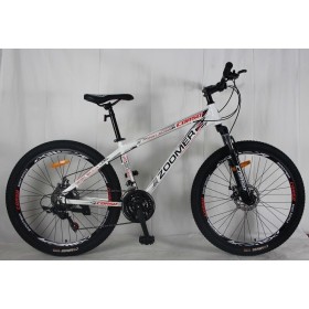 Спортивний велосипед CORSO Zoomer, алюмінієва рама 15", перемикач Shimano, ZM-26894, колеса 26 дюймів, збірка 75%, білий