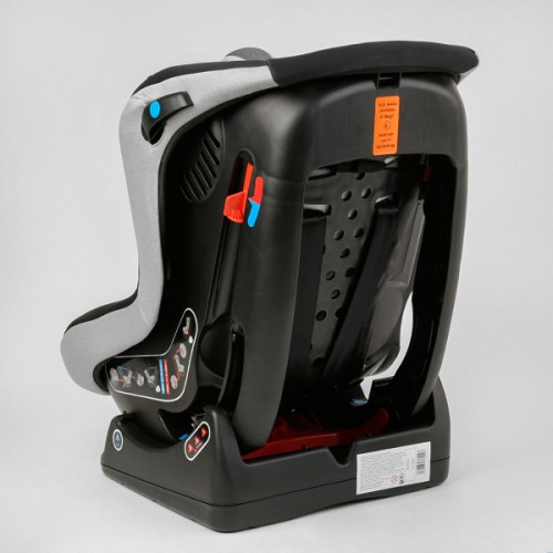 Автокрісло універсальне Joy SafeMax ER-3995, з платформою, спинка відкидається, від 0-18 кг, сіре
