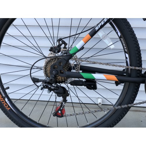 Спортивний велосипед KONAR, сталева рама 17", перемикач Shimano, колеса 26 дюймів, 033, чорний