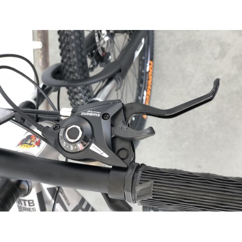 Спортивний велосипед KONAR, сталева рама 17", перемикач Shimano, колеса 26 дюймів, 034, сірий