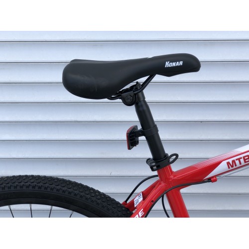 Спортивний велосипед KONAR, сталева рама 17", перемикач Shimano, колеса 26 дюймів, 037, червоний