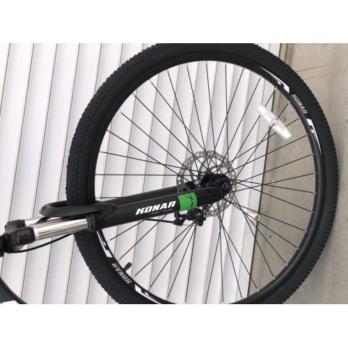 Спортивний велосипед KONAR, сталева рама 17", перемикач Shimano, колеса 27,5 дюймів, 040, сірий
