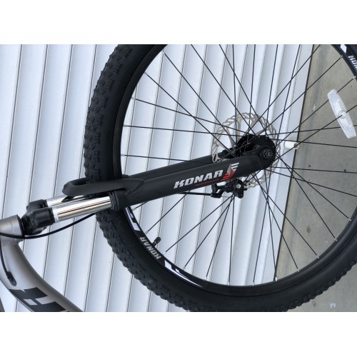 Спортивний велосипед KONAR, алюмінієва рама 17", перемикач Shimano, колеса 27,5 дюймів, 08, сірий