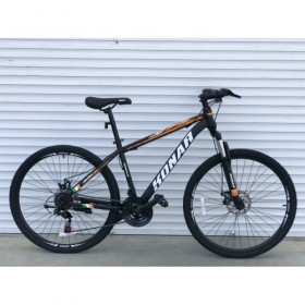 Спортивний велосипед KONAR, сталева рама 17", перемикач Shimano, колеса 27,5 дюймів, 38, чорний