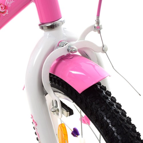 Велосипед двоколісний Profi Ballerina 16" SKD45 з ліхтариком, дзвіночком, Y1681, рожевий