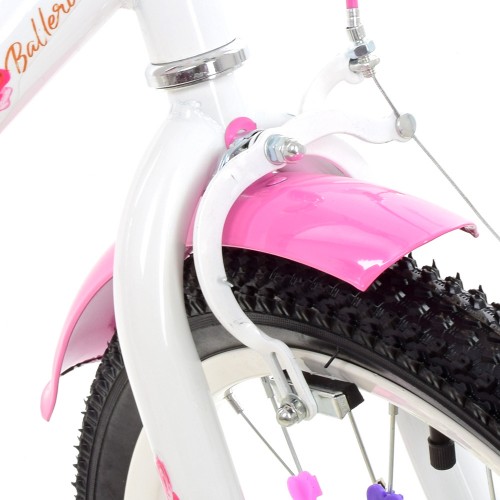 Велосипед двоколісний Profi Ballerina 20" SKD45 з дзвіночком, ліхтариком, Y2085, білий