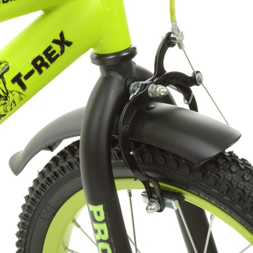Велосипед двоколісний Profi Dino, SKD75 16 дюймів, Y1671, з дзвіночком, ліхтариком, зелений