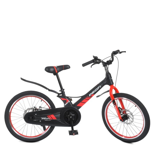 Велосипед детский двухколесный Profi Hunter, 20 дюймов, магниевая рама, алюминиевый обод, сборка 85%, со звоночком, черный