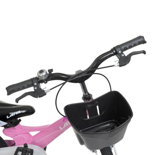 Велосипед двоколісний LANQ Hunter WLN1650D-2N, колеса 16", магнієва рама, рожевий