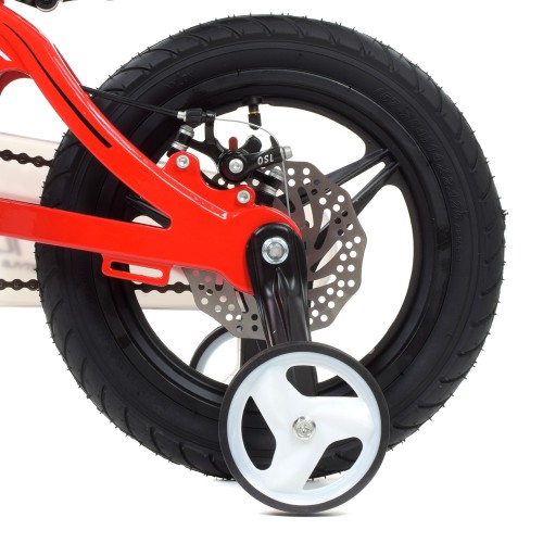 Велосипед двоколісний LANQ Infinity WLN1646G-3 колеса 16 ", магнієва рама, дискові гальма, червоний