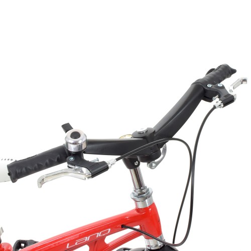 Велосипед двоколісний LANQ Infinity WLN1846G-3 колеса 18", магнієва рама, дискові гальма, червоний