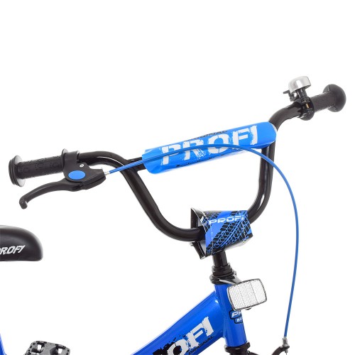 Велосипед двоколісний Profi Original boy 16" SKD75 з наклейками, дзеркалом, Y1644, синій