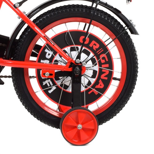 Велосипед двоколісний Profi Original boy 16" SKD75 з наклейками, дзеркалом, Y1646, червоний