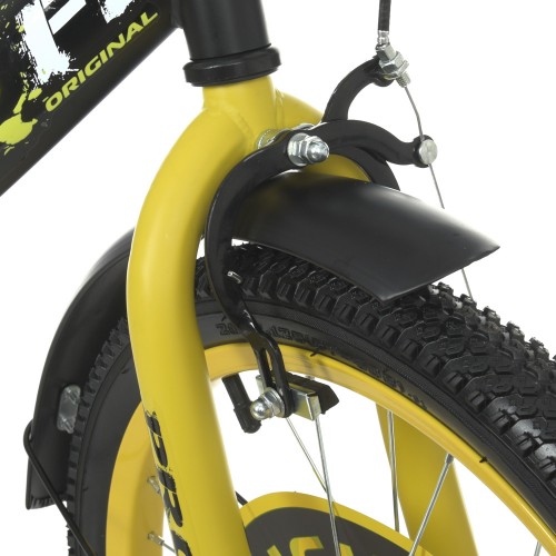 Велосипед двоколісний Profi Original boy 20" Y2043, з ліхтариком, підніжкою, SKD75, жовтий
