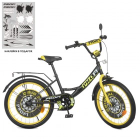 Велосипед двоколісний Profi Original boy 20" Y2043, з підніжкою, SKD45, жовтий