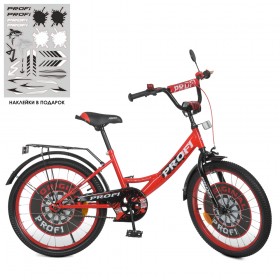 Велосипед двоколісний Profi Original boy 20" Y2046, з підніжкою, SKD45, червоний
