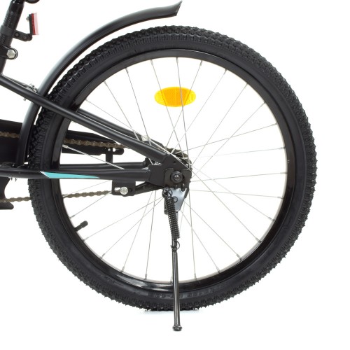 Велосипед детский двухколесный Profi Prime, 20 дюймов, со звоночком, фонариком, зеркалом, сборка 75%, черный