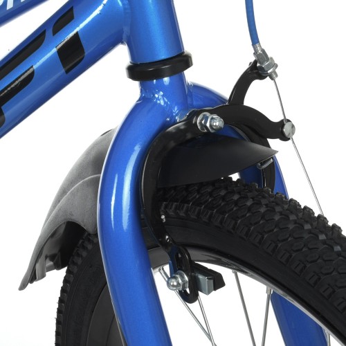 Велосипед детский двухколесный Profi Prime, 20 дюймов, со звоночком, фонариком, зеркалом, сборка 75%, синий