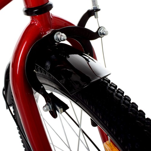 Велосипед дитячий двоколісний Profi Prime, 20 дюймів, з дзвіночком, ліхтариком, дзеркалом, червоний