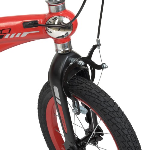 Велосипед LANQ Projective WLN1239D-T-3, 12 дюймів, магнієва рама, червоний 