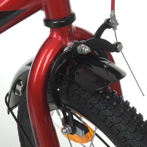 Велосипед двоколісний Profi Speed racer 14" SKD45, з дзвіночком, дзеркалом, Y12311, червоний