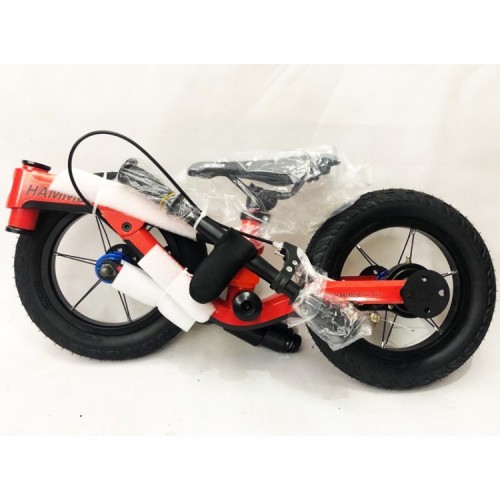 Біговел Hammer Kids Bike 5HS1 з амортизатором, магнієва рама, гальма, червоний