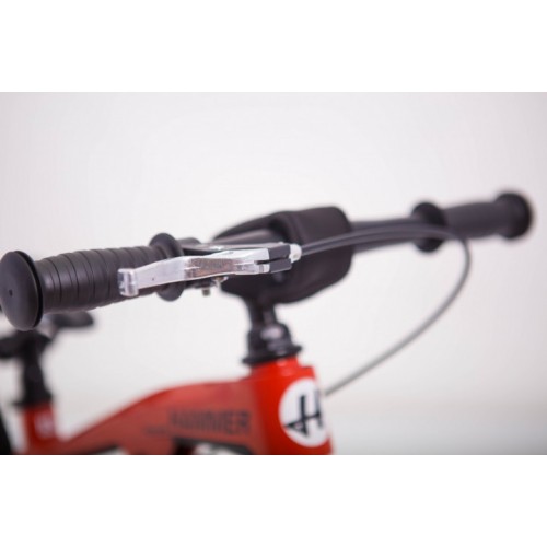 Біговел (велобіг) HAMMER HS-1, Магнієва рама з амортизатором і барабанним гальмом, для трюків, червоний