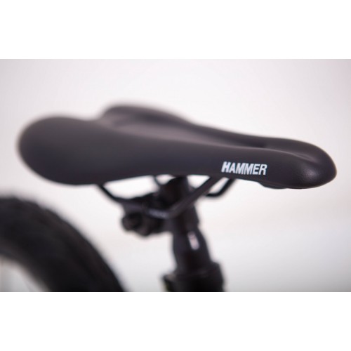 Біговел (велобіг) HAMMER HS-1, Магнієва рама з амортизатором і барабанним гальмом, для трюків, чорний