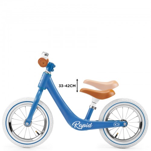 Біговел Kinderkraft Rapid, магнієва рама, колеса 12", синій
