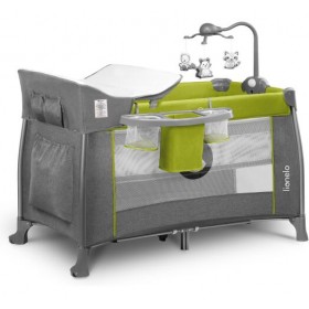 Манеж-ліжко Lionelo Thomi, сіро-зелений
