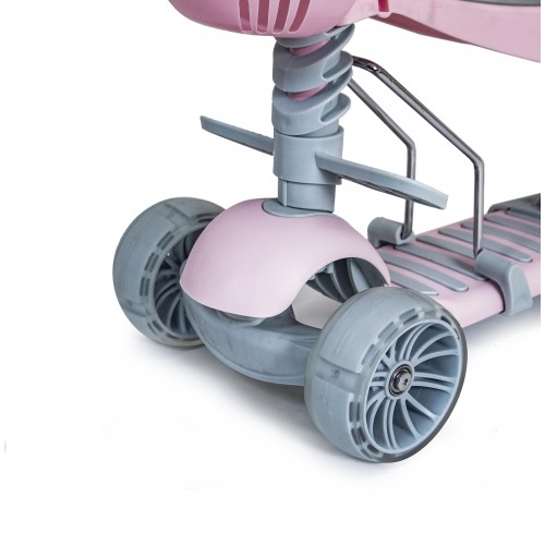 Триколісний самокат Scooter 5 в 1 Smart Scale рожевий