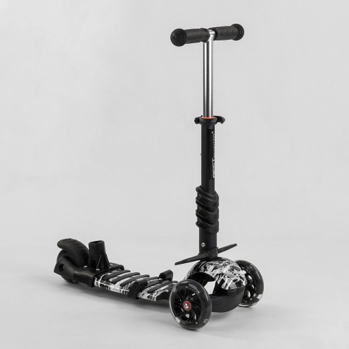 Триколісний самокат Best Scooter 5 в 1 print 24501 чорний