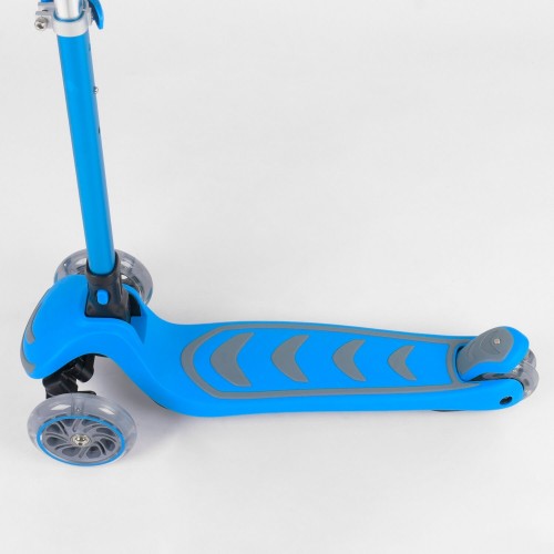Трехколесный самокат Best Scooter усиленный, с металлическим основанием руля, складной