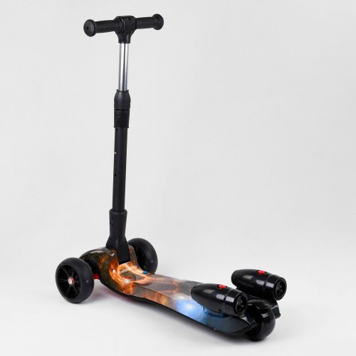 Самокат трехколесный Best Scooter Maxi, музыкальный с дымовым эффектом