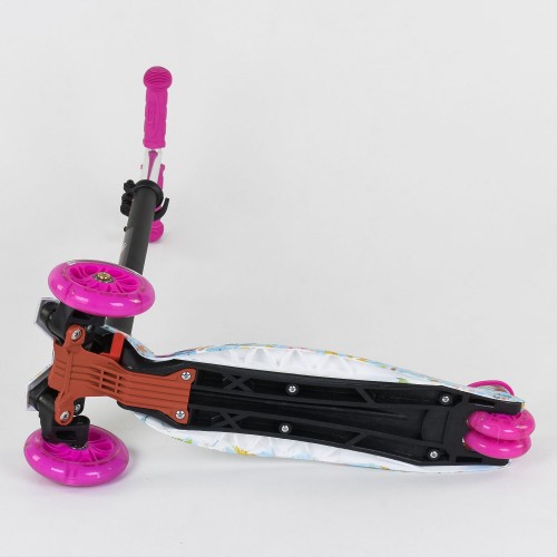 Триколісний самокат Best Scooter Maxi Graffiti 1331 New рожевий