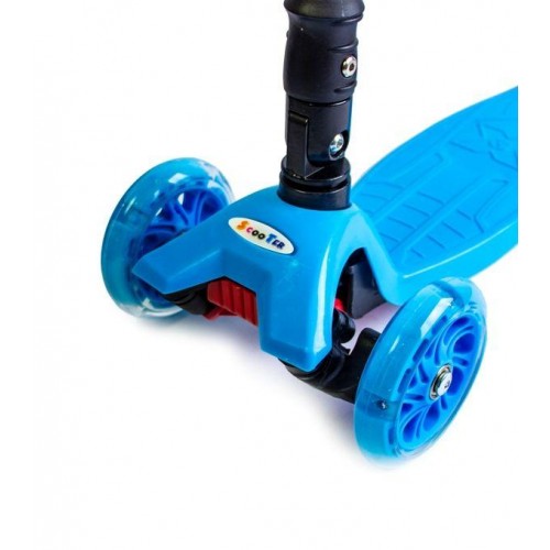 Триколісний самокат Scooter Maxi складаний блакитний