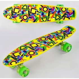 Пенниборд Best Board (Penny Board) Р 11002 со светящимися колесами