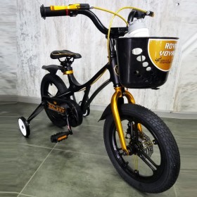 Велосипед двоколісний ROYAL VOYAGE GALAXY 14" полегшений, Магнієва рама чорний